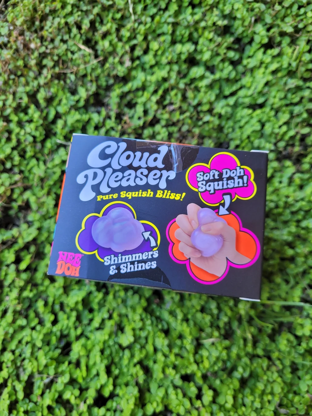 Nee Doh Cloud Pleaser Squish Toy - Purple and Pink